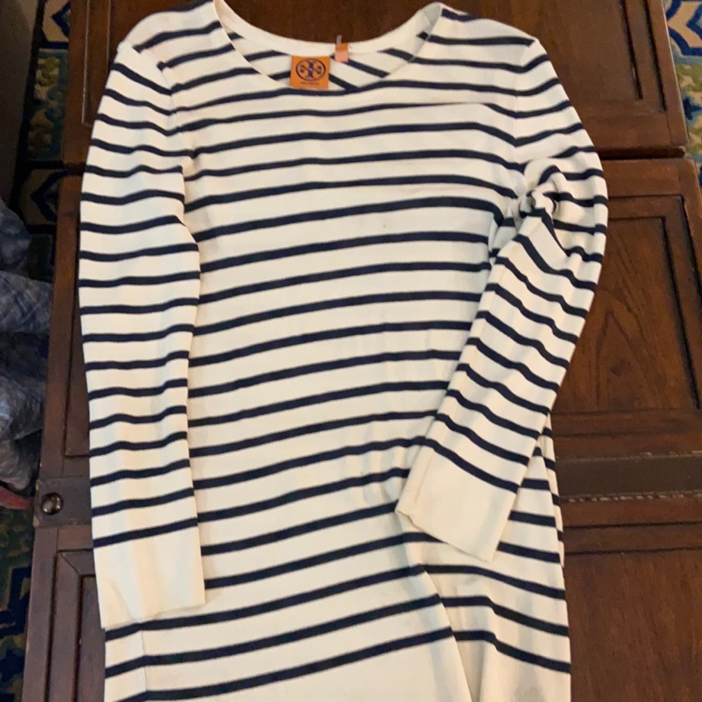 Tory Burch shirt with contrasting lines on back
